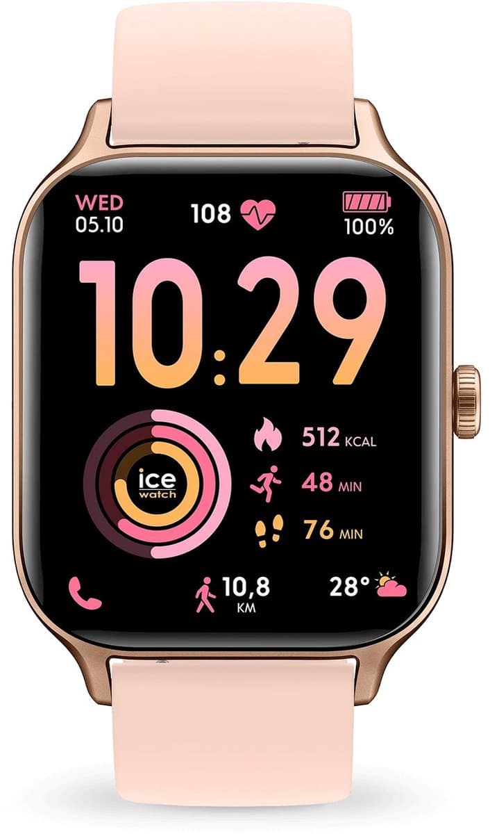 Ice-Watch ICE-Smart Fit RT 3.0 - Smartwatch - 36 mm - Rose Goudkleurig