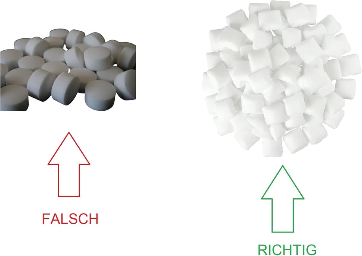 Regeneratietabletten voor onthardingsinstallaties - 25 kg verpakking met multifunctionele doek