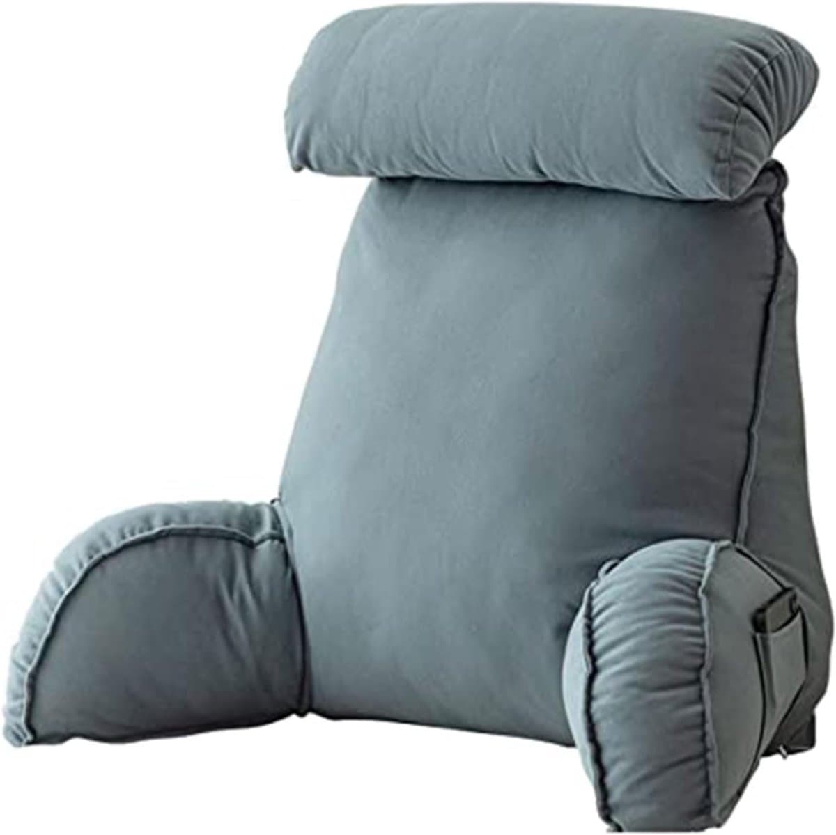 DnA® Leeskussen Voor In Bed - Leeskussen - Bookseat - Blauwgrijs - 34cm x 26cm x 12cm