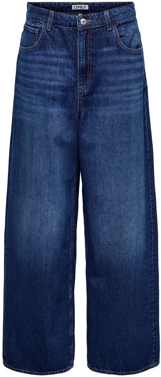 ONLY - ONLPAULINA HW BAGGY WIDE DNM PTT - Meisjes - Jeans