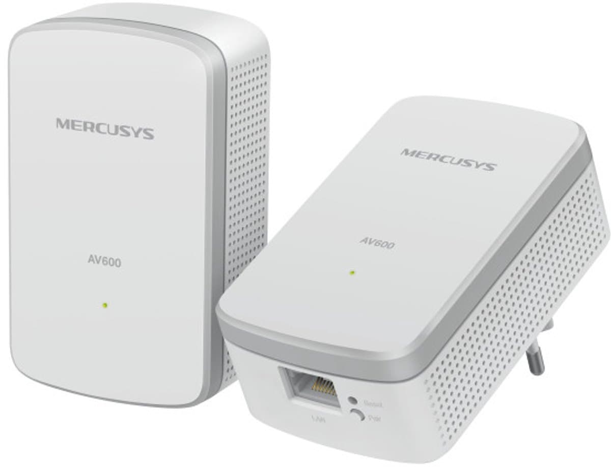 Mercusys MP300 KIT PowerLine-netwerkadapter 600 Mbit/s Ethernet LAN Wit 2 stuk(s)