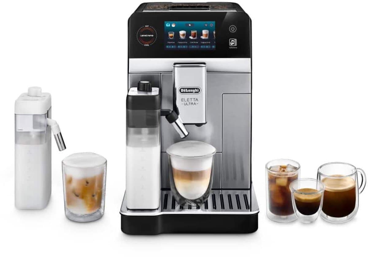 De’Longhi Eletta Ultra volautomatische espressomachine - ECAM470.85.MB - Silent Technology - 50+ koffierecepten