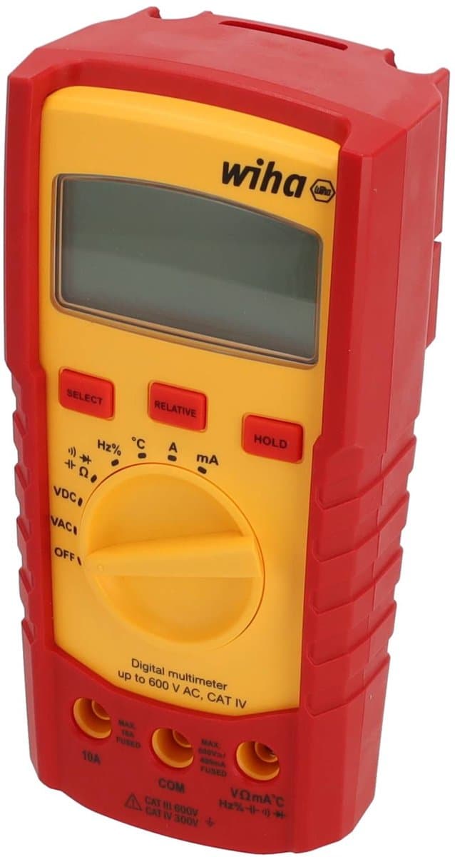 Wiha Digitale multimeter tot 600 V AC, CAT IV - 45218