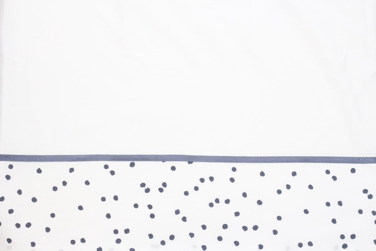 Briljant Baby Ledikant Laken Spots - 100 x 150 - Spots - Stonegreen