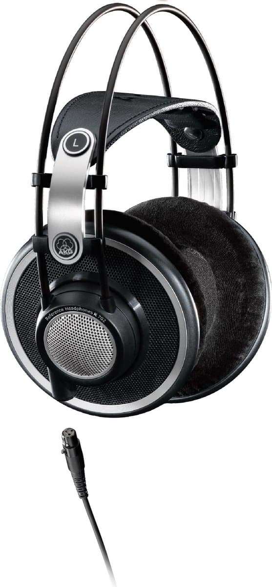 AKG K702 Zwart, Grijs Supraaural Hoofdband koptelefoon