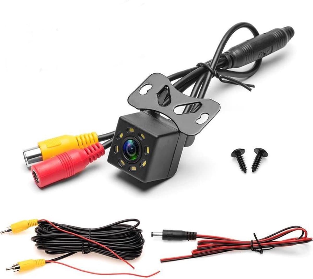 iBello HD Achteruitrijcamera Universeel, night vision met 8 LEDs. Parkeer Camera