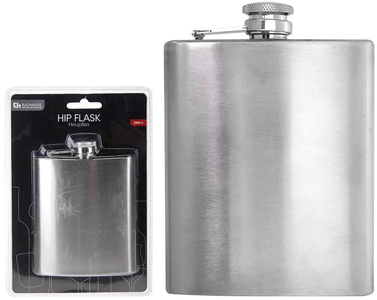 RVS Heupfles 200ml