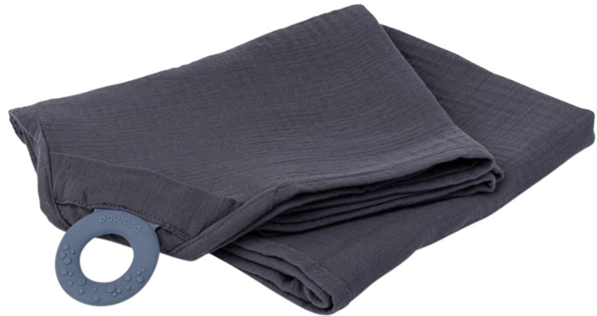 doomoo - Mom'n Play Tetra Grey - Veelzijdige borstvoedingsdoek - biokatoen