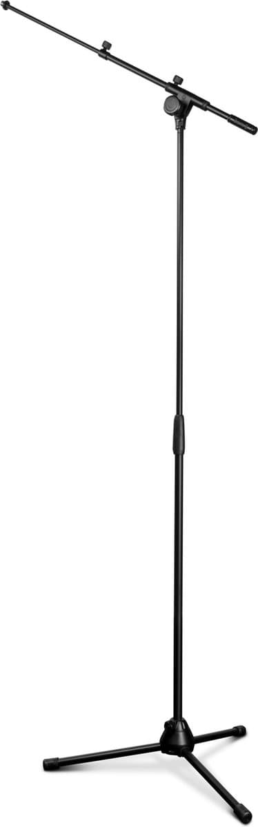Gravity TMS 4322 B - Microfoonstatief, met telescopische boompole, extra stevig - zwart