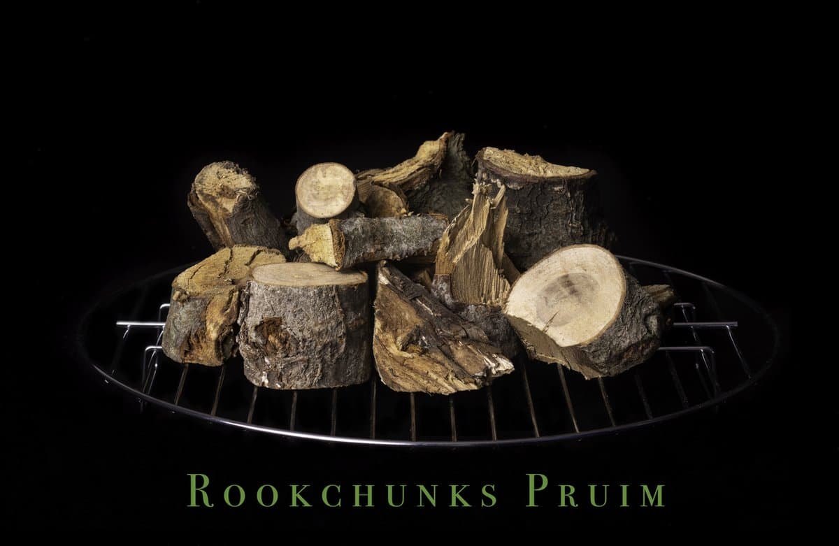 Eigen productie - Rook Chunks 'Pruim' 1kg = 4000 ml = 4 liter ( LEVERING MEESTAL BINNEN DE 2 A 3 WERKDAGEN )