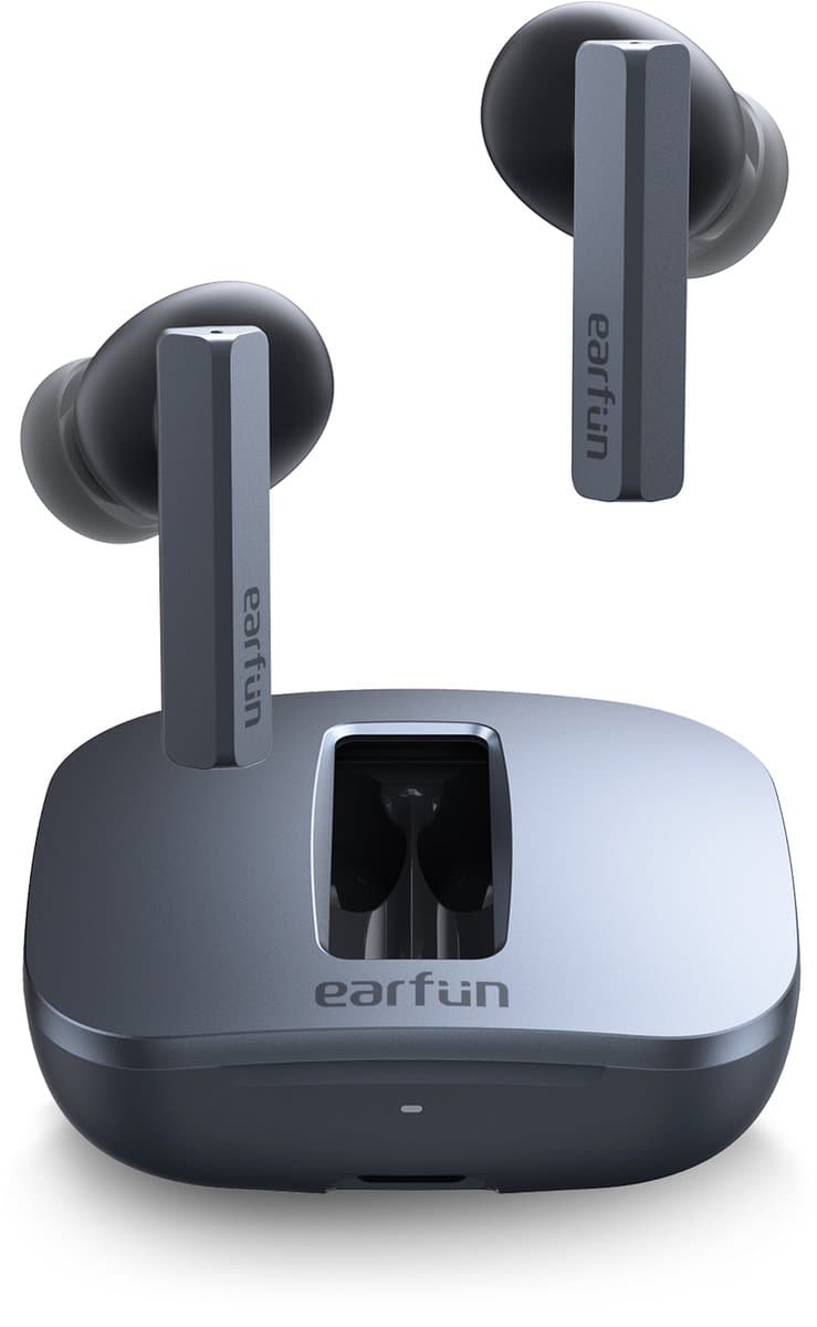 EarFun Air Pro SV - Draadloze oordopjes - Hybrid active noise cancelling tot 40dB - Voice assistant - IPX5 - Bluetooth 5.2