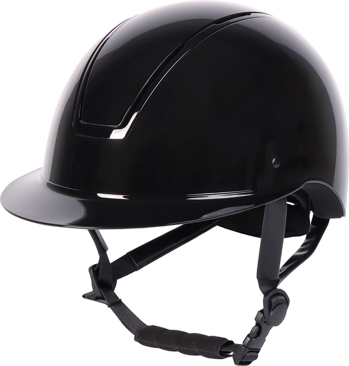 Harry's Horse Veiligheidscap Royal Glossy Black /Black - 55-57