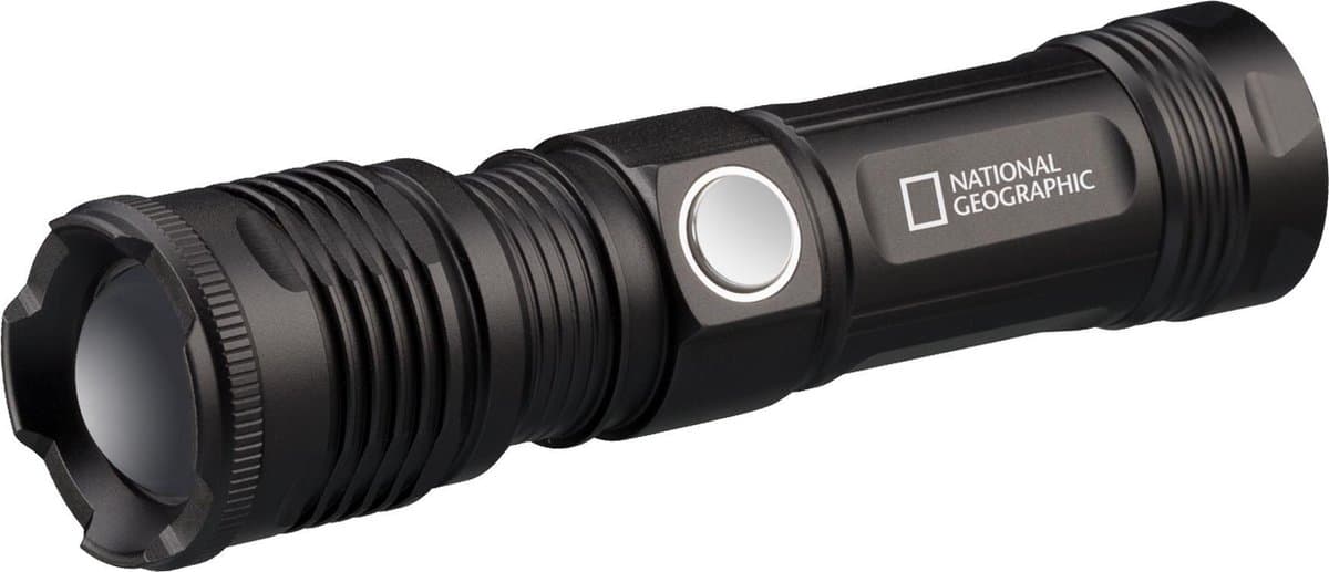 National Geographic Zaklamp - Iluminos 1000 LED - Dimbaar & Spatwaterdicht