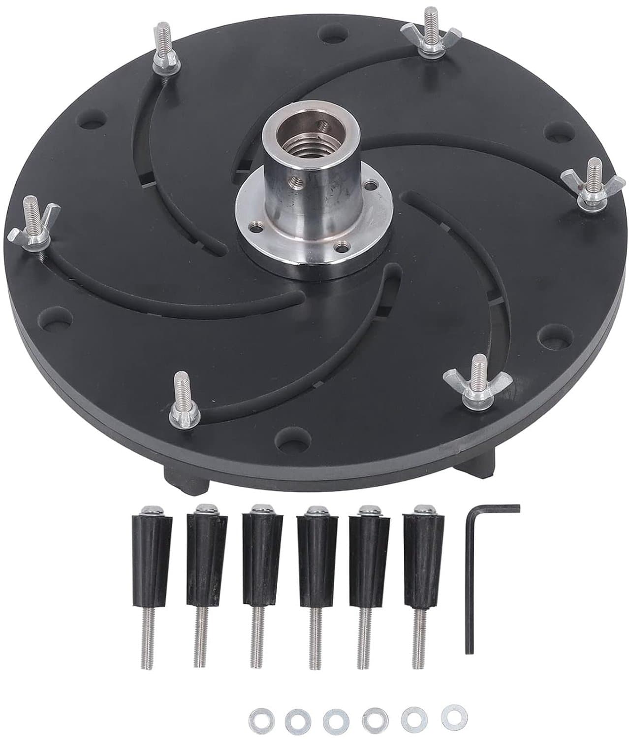 Chuck, Aluminiumlegering M33 Eenvoudige Installatie Longworth Chuck Slijtvast voor Slijpmachines, 250mm