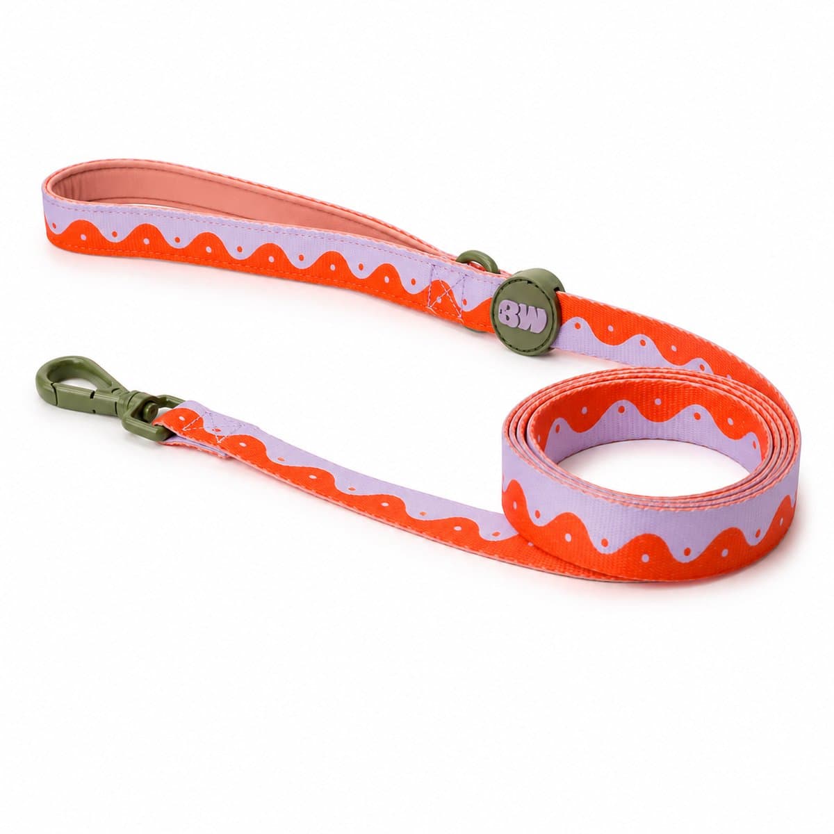 Riem wavy Yin Yang oranje/lila