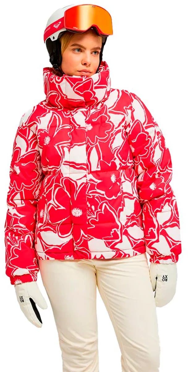 Roxy Snow Winter Rebel Jas Rood M Vrouw
