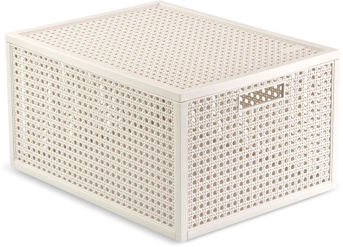 Curver Kaya Opbergmand - 20L - 37,6x30x20,7 cm - Wit