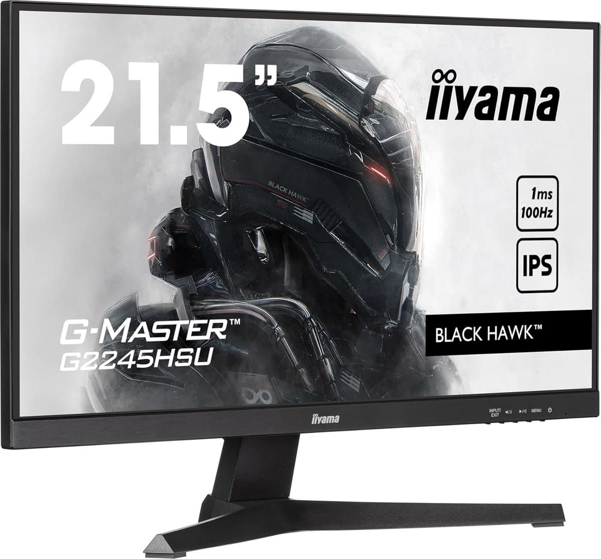 21.5 inch Full HD 100Hz IPS LED Monitor met 1ms Reactietijd en Ingebouwde Speakers