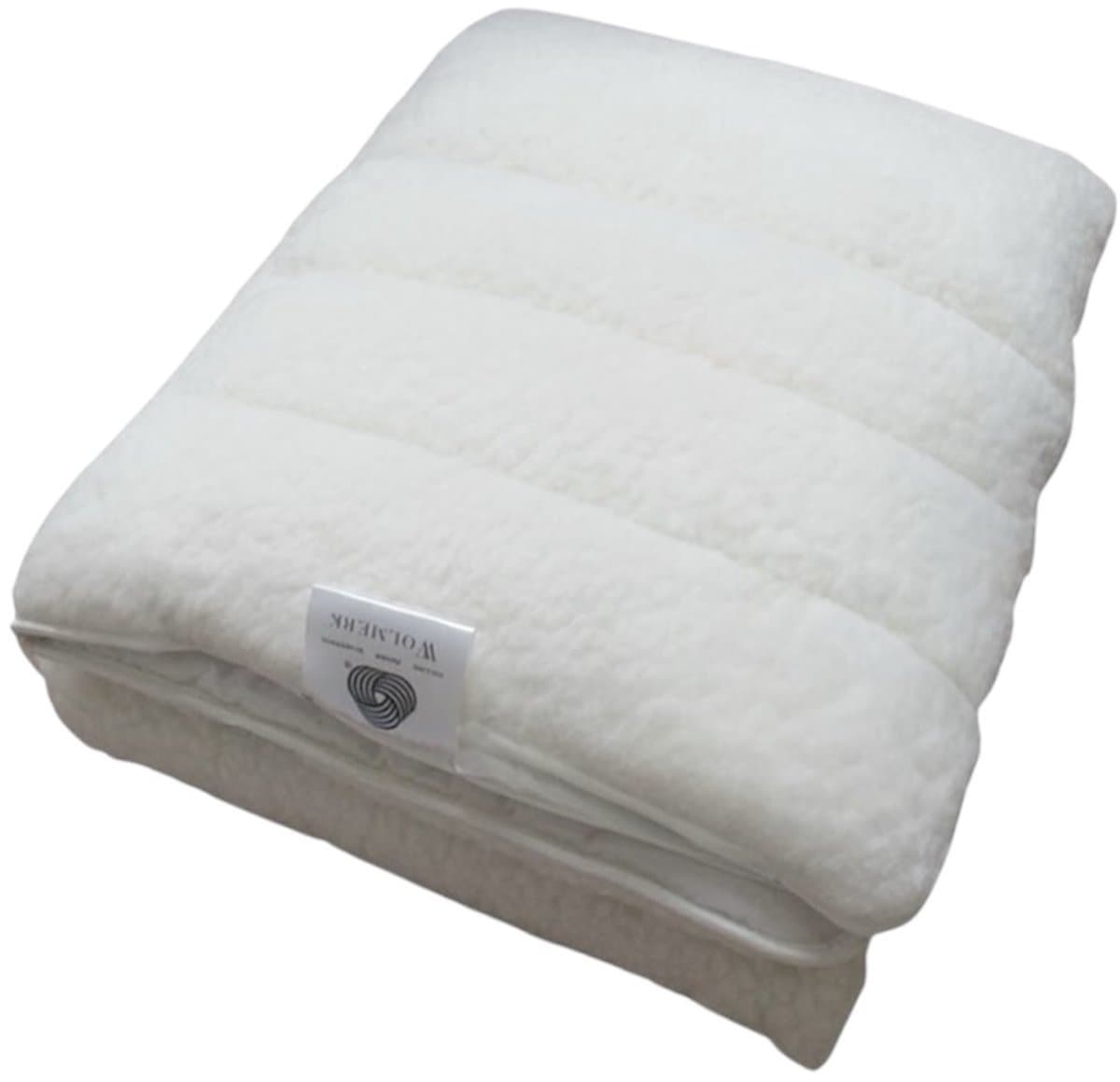 Princess 100% Wollen Vacht onderdeken/onderlegger van zuiver Texelse wol met Elastiek op de hoeken- Twijfelaar - 120x200-cm