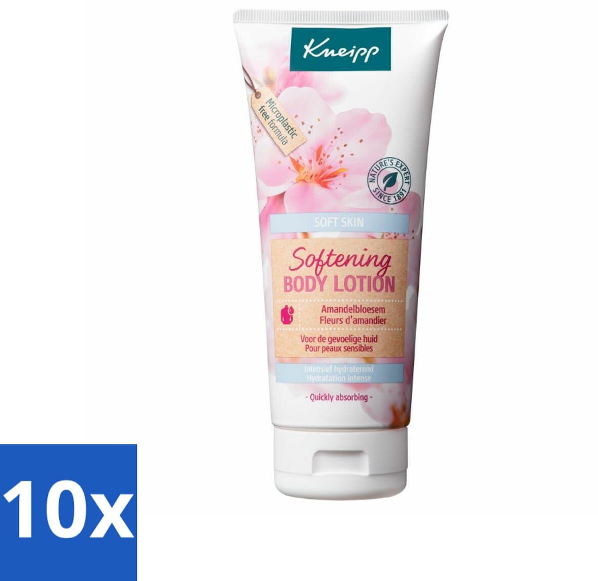 Kneipp - Body lotion - Soft Skin - Amandelbloesem - 200 ml - Bulkverpakking - 10 stuks