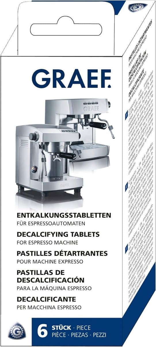 Ontkalkingstabletten voor Espressomachine Zeefdragers - Set van 6