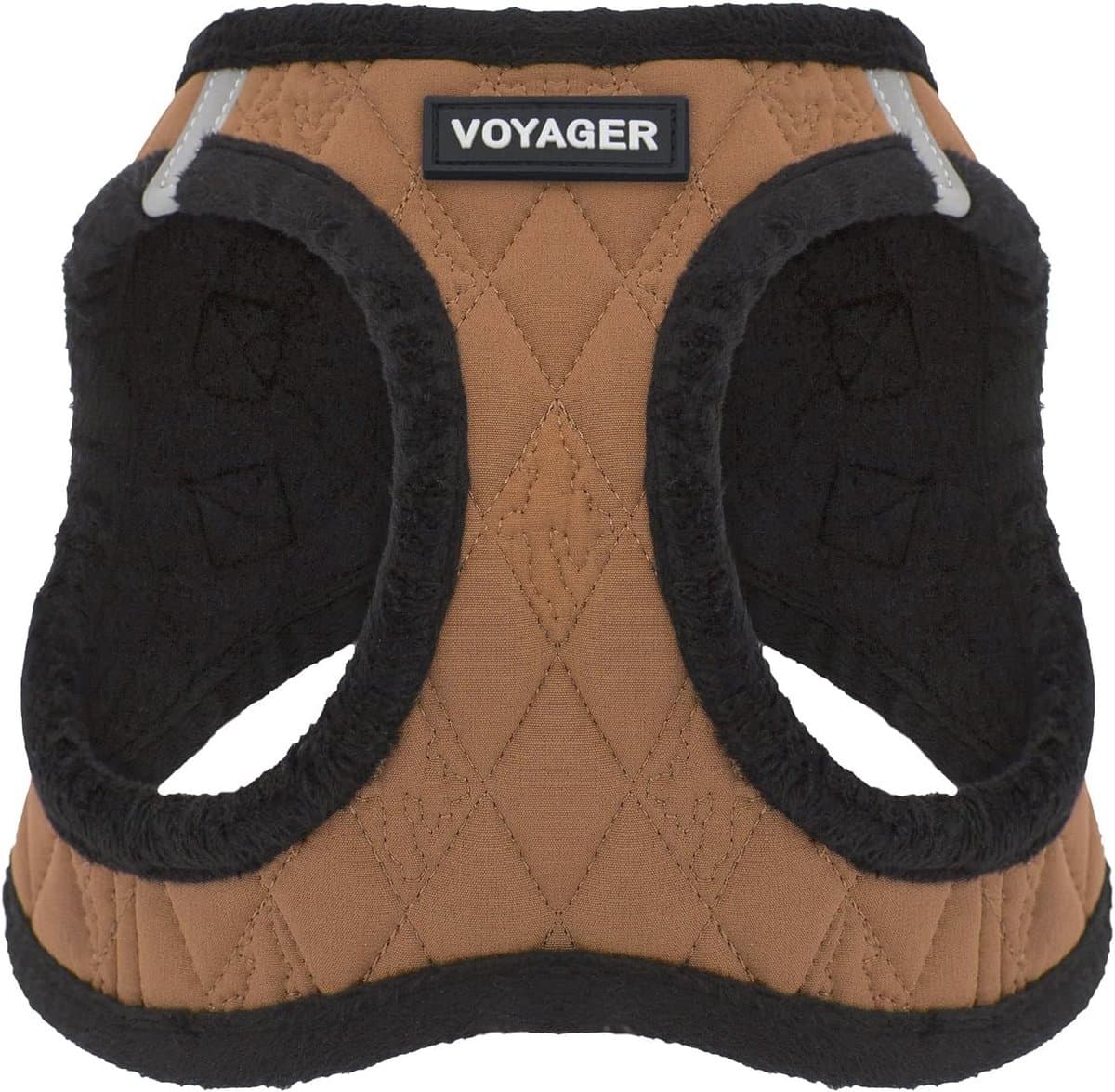 Zacht Pluche Hondentuig voor Kleine en Middelgrote Honden - Comfortabel Step-In Harnas met Reflecterende Banden