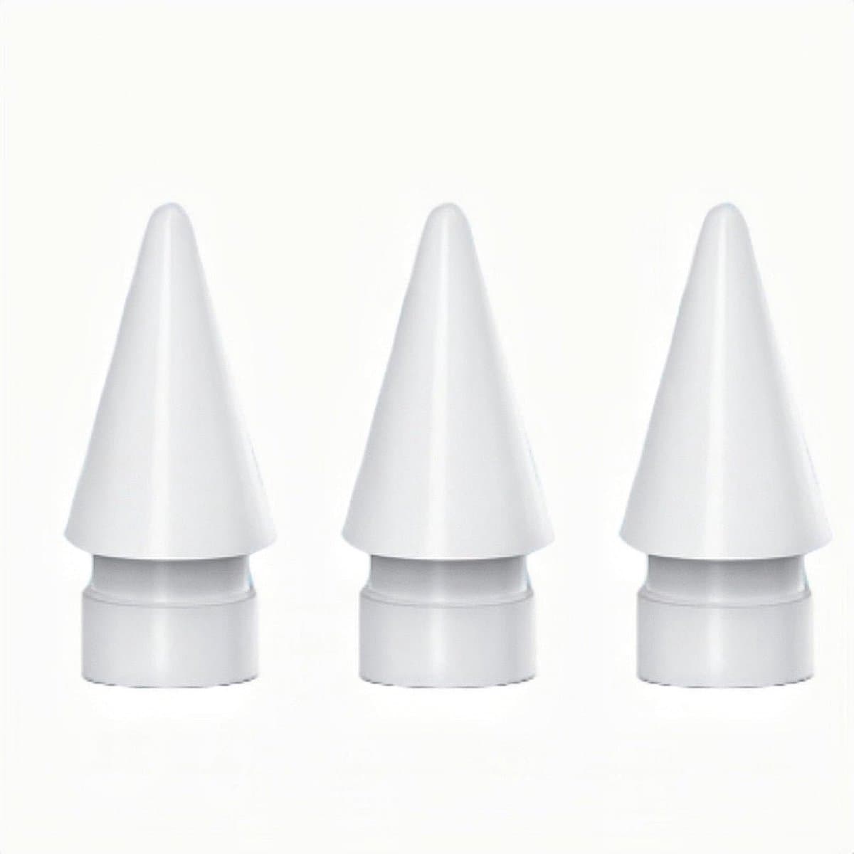 3 pcs tips compatible with Apple Pencil 1st and 2nd generation - upgraded spare tips - no wear fine tip - accurate control - compatible with iPad