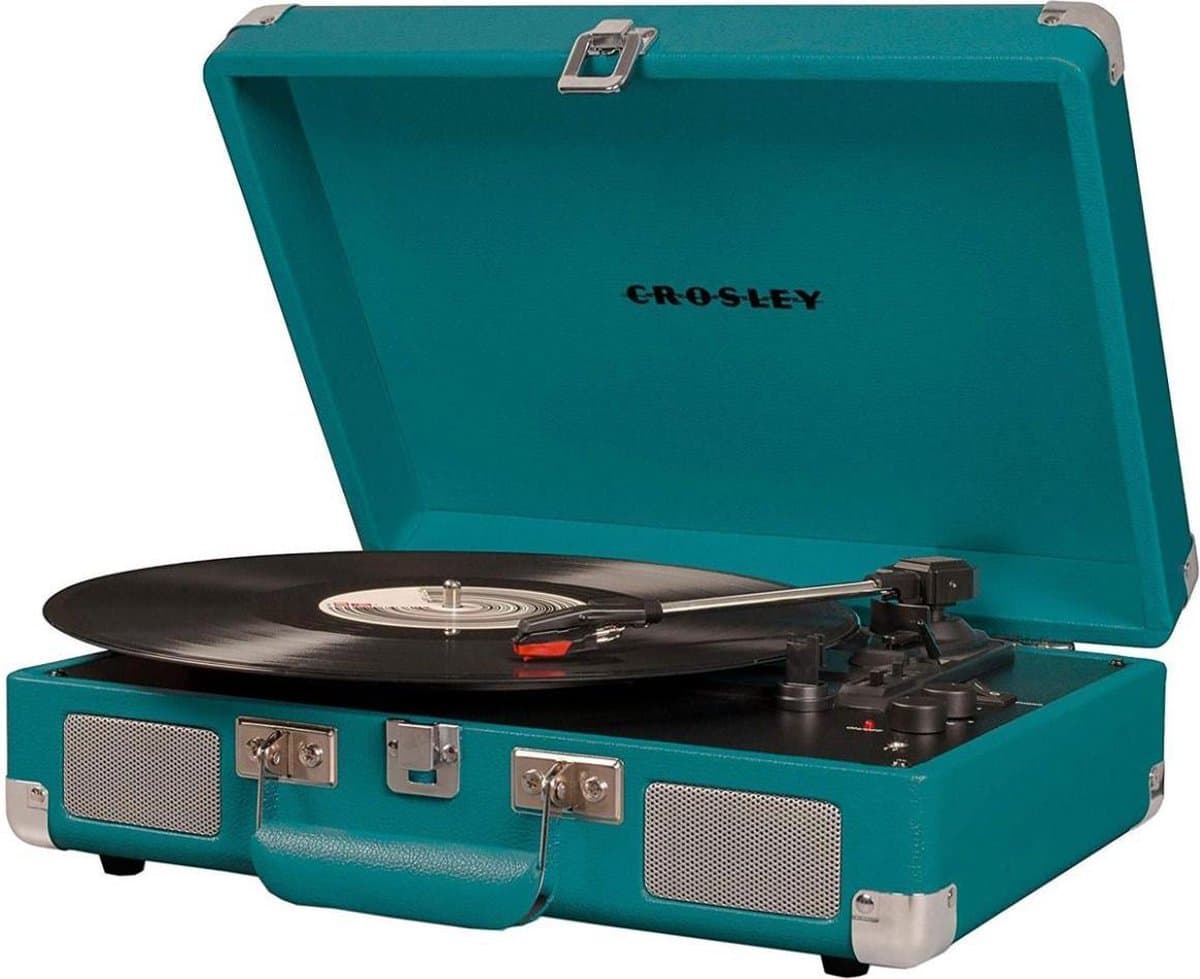 Crosley Cruiser Deluxe Platenspeler Met Bluetooth - Teal