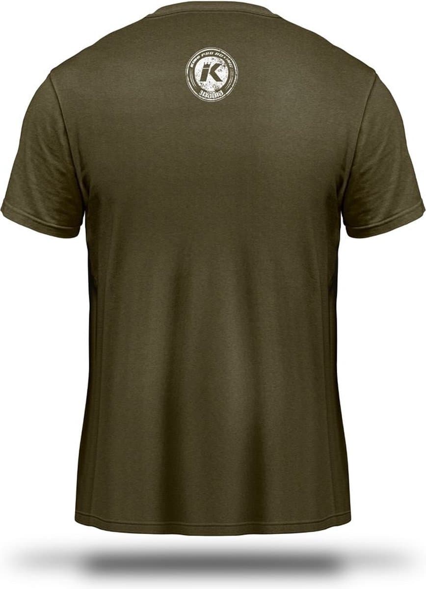 King Pro Boxing KPB Vintage Logo T-shirt Olijfgroen - S