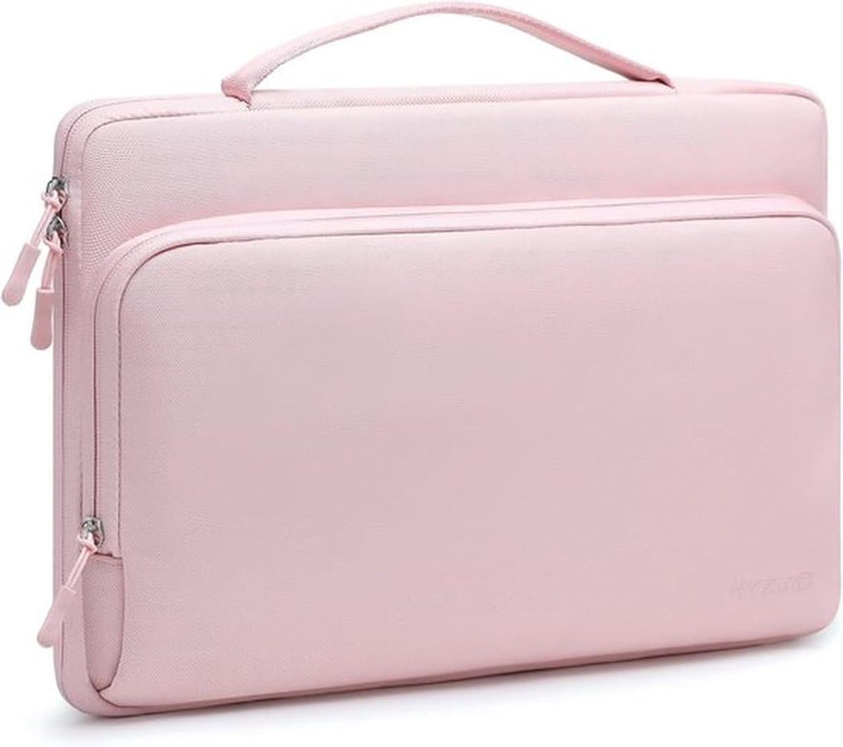 SnelShoppen - Laptop Sleeve 13 Inch voor MacBook Air/Pro, iPad Pro/Air, Surface Pro, XPS 13, Lichtroze, Bescherming, Draagtas, Schokbestendig, Compact