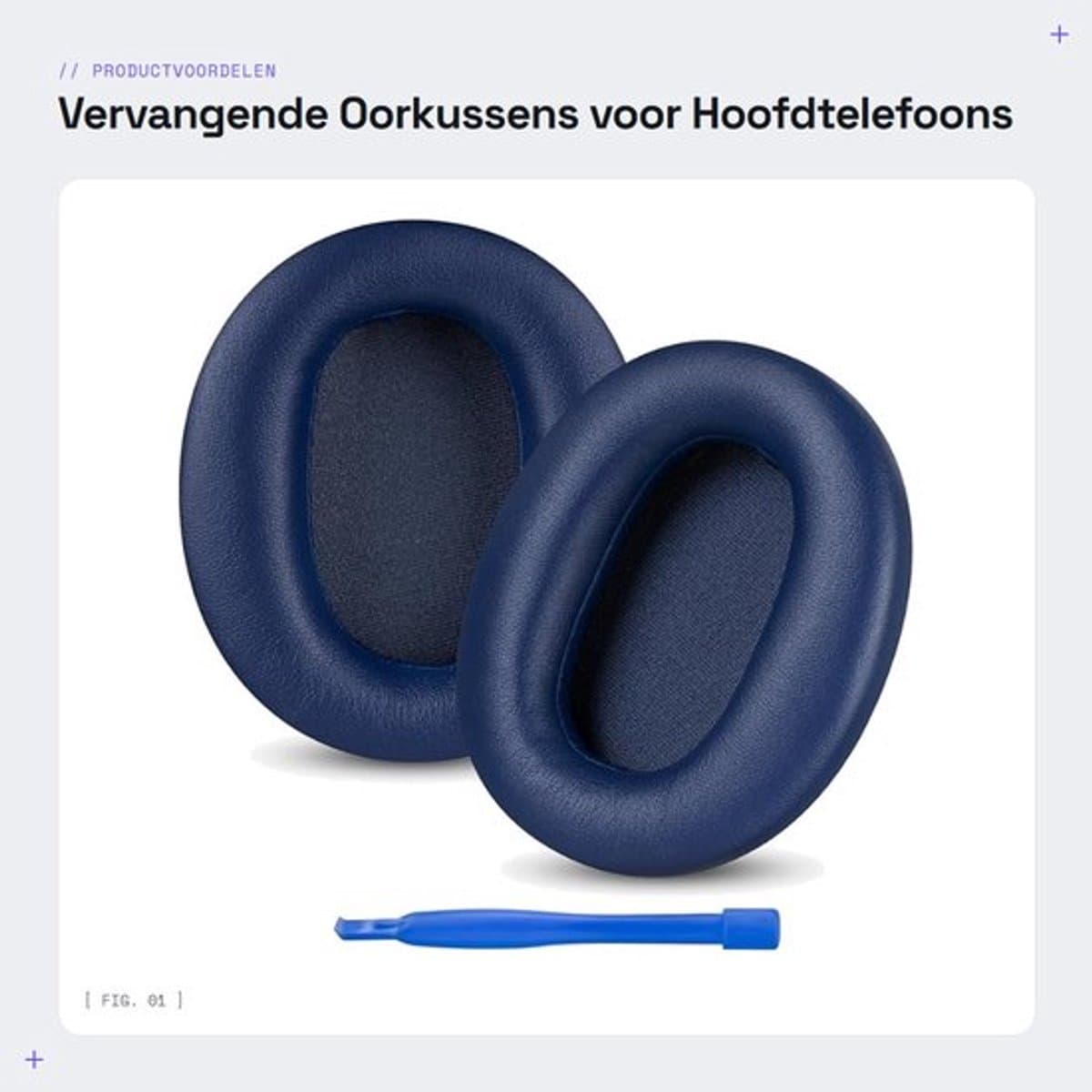 Vervangende Oorkussens voor Hoofdtelefoons in Blauw