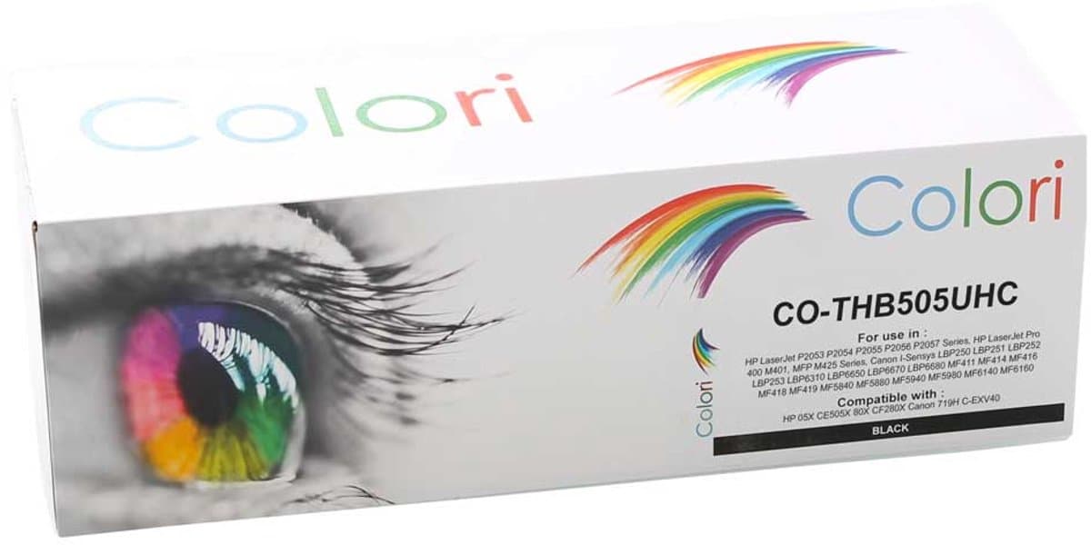 Colori huismerk toner XXL geschikt voor HP CE505X Laserjet P2053D P2053DN P2053X P2054D P2054DN P2054X P2055 P2055D P2055DN P2055DTN P2055X P2056 P2057