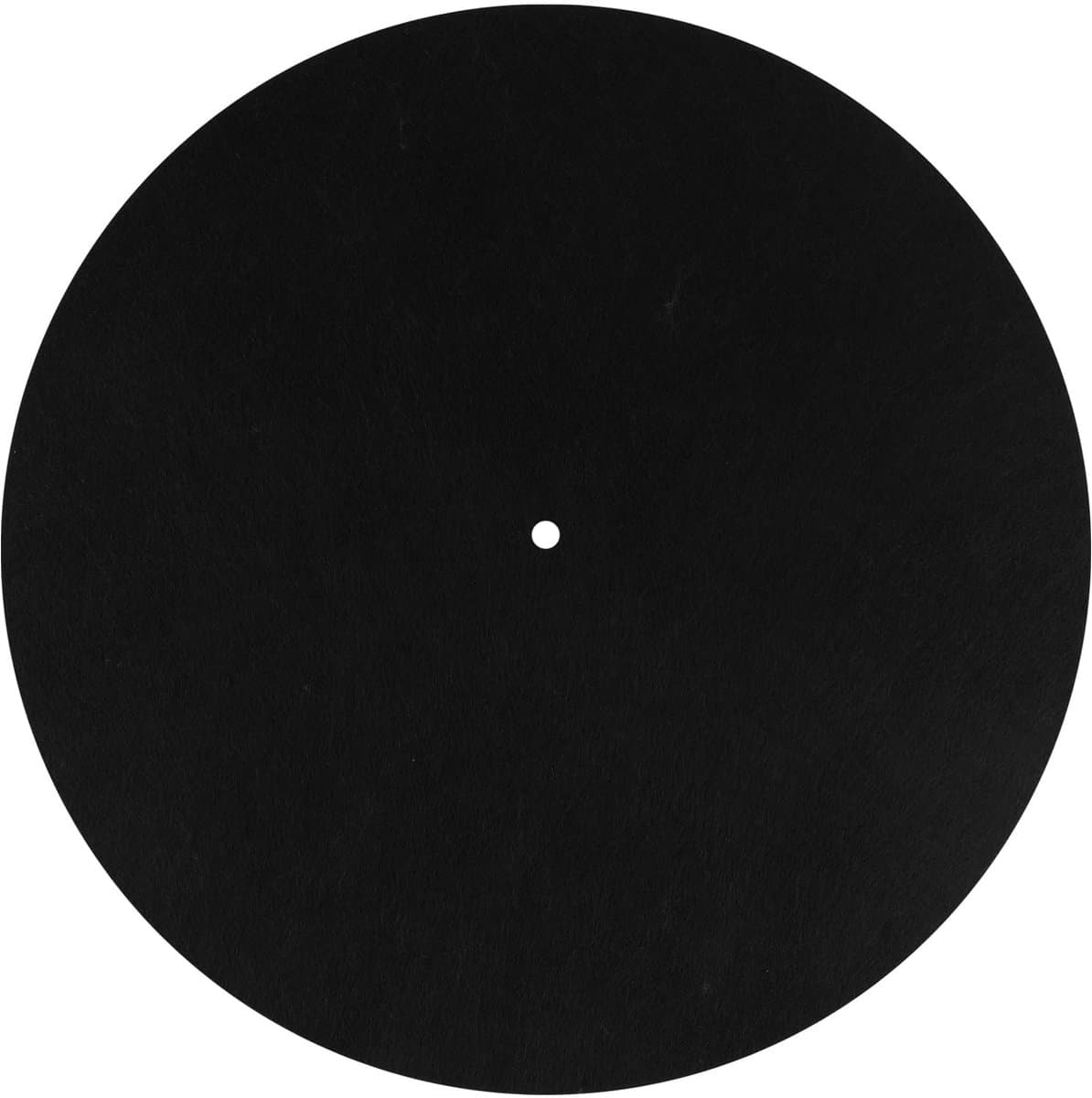Dailygoods- Platenspelermat 30cm Zwart - Antislip/Vilt - Antistatisch - Beschermend - Slipmat - 2mm Dikte - Recordmat