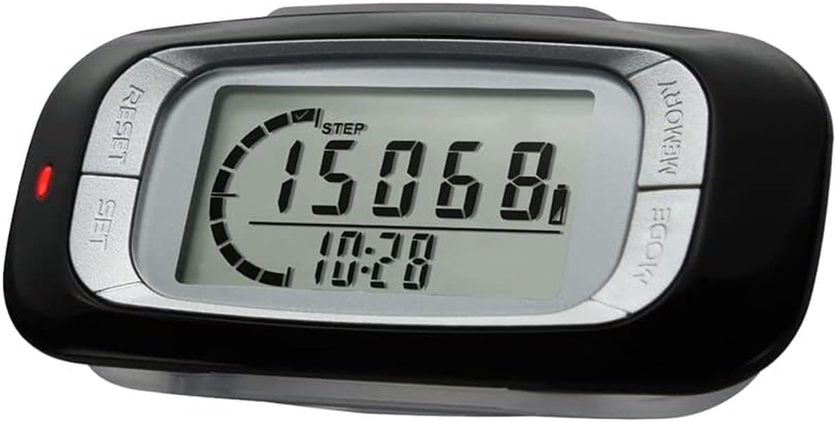Wandel Stappenteller - Fitness Tracker - Gezonde Levensstijl - 3D Nauwkeurige Tracking - 24x75x39mm - Zwart