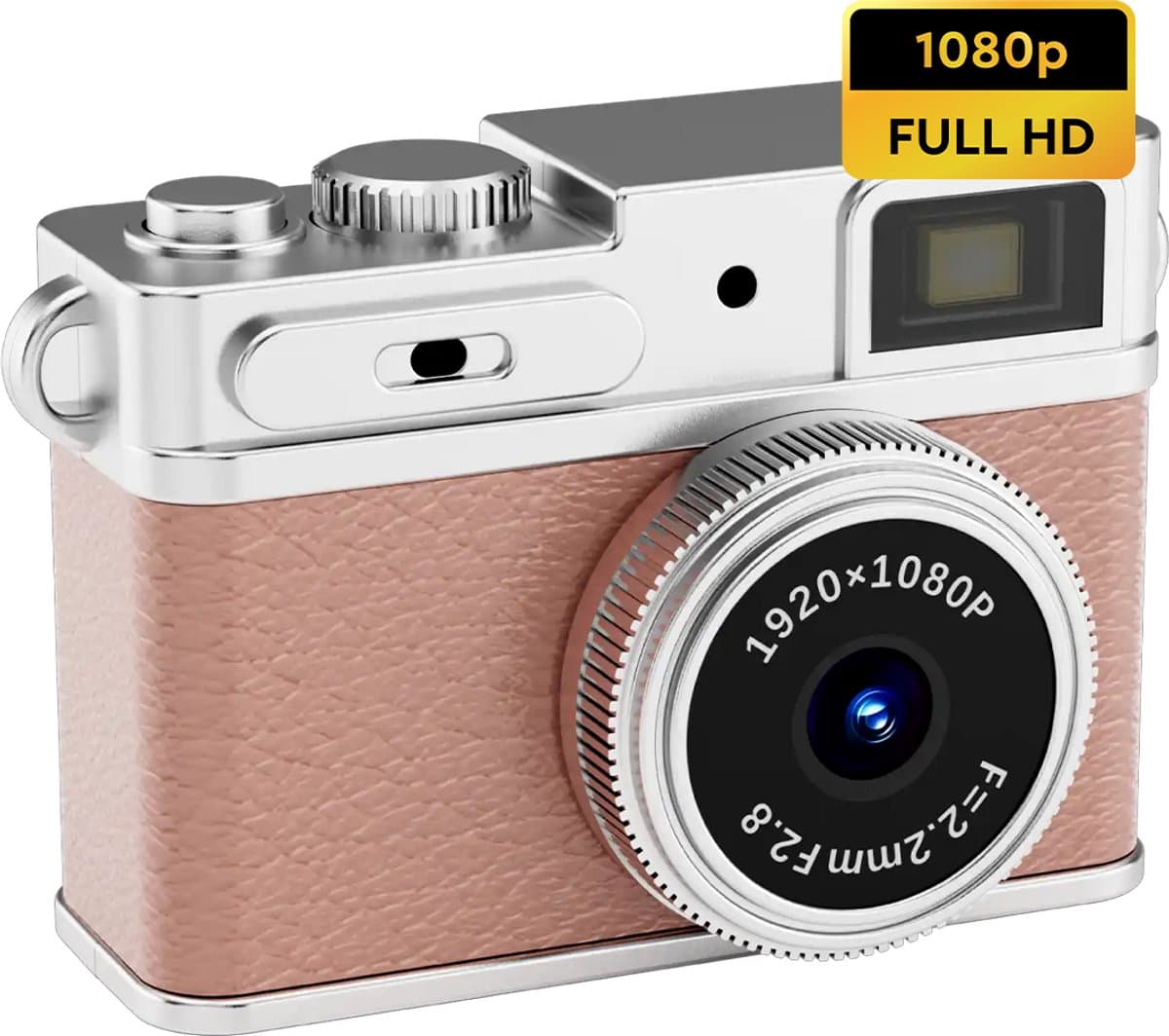 Denver DMC-1203RO digitale camera Compactcamera 12 MP CMOS 1920 x 1080 Pixels Zilver, Roze