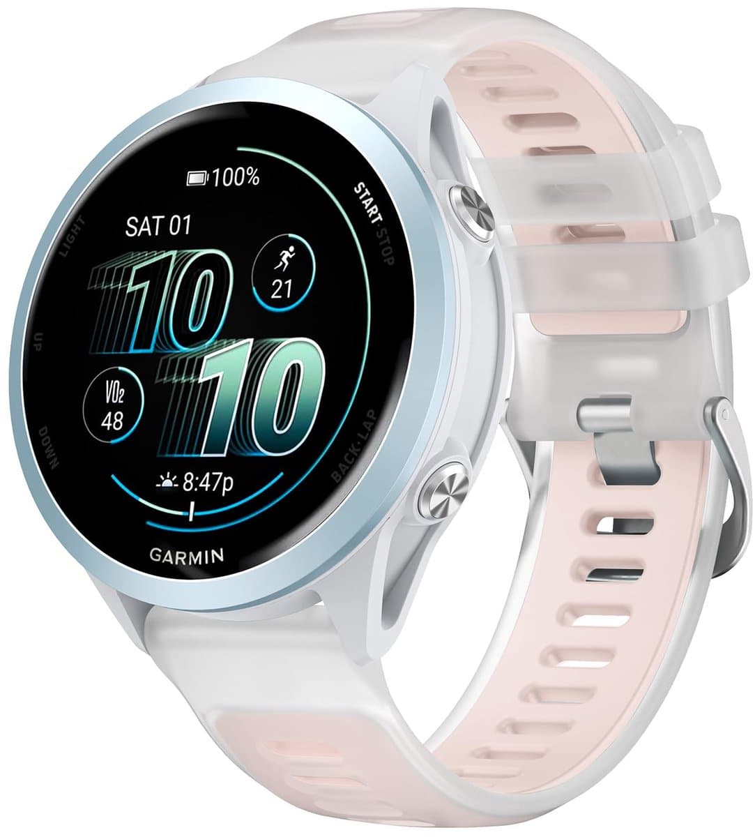 Silikon Armband 18mm voor Garmin Venu 3S/2S en Forerunner 265S/255S