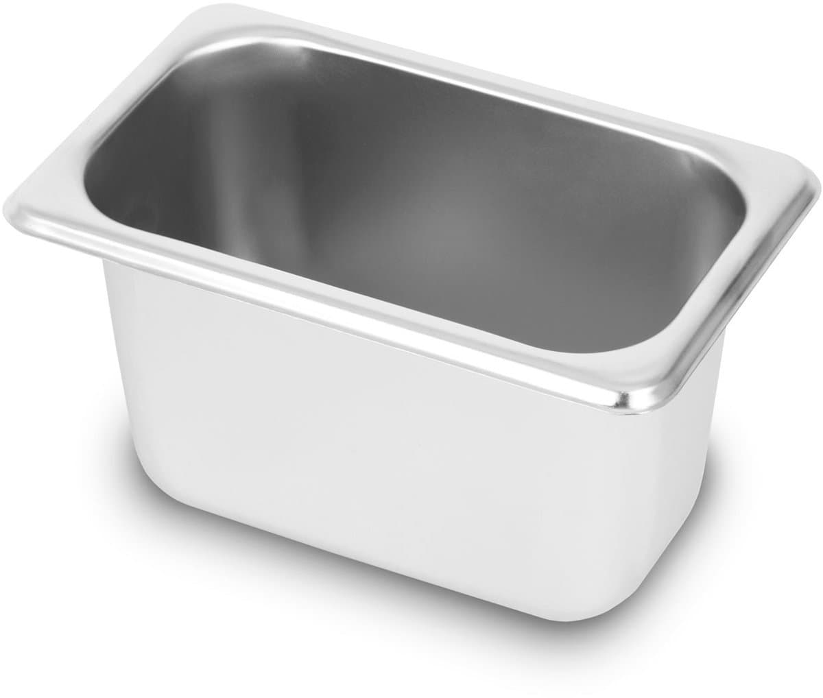 VERTES GN-bak 1/9 Gastro Norm Gastronorm (roestvrij staal, 100 mm diep, hygiënisch, roestvrij, krasbestendig, temperatuurbestendig van -40° tot +300°C, geschikt voor bain-marie en veelzijdig gebruik in de horeca)
