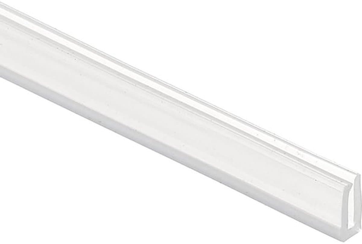 U-profielranden, 20ft plaatmetalen randbeschermer, rubberen randband, luchtdichte afdichtstrip voor panelen, autodeuren, stalen platen, tafelhoeken, 0,5 cm B x 0,04 D x 0,12 H, transparant
