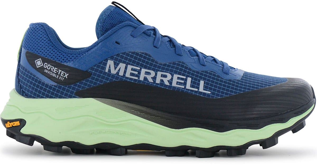 Merrell Agility Peak 6 GTX GORE-TEX - Heren Trail-Running Schoenen Wandelschoenen Blauw J00005009 , Maat: EU 46 UK 11