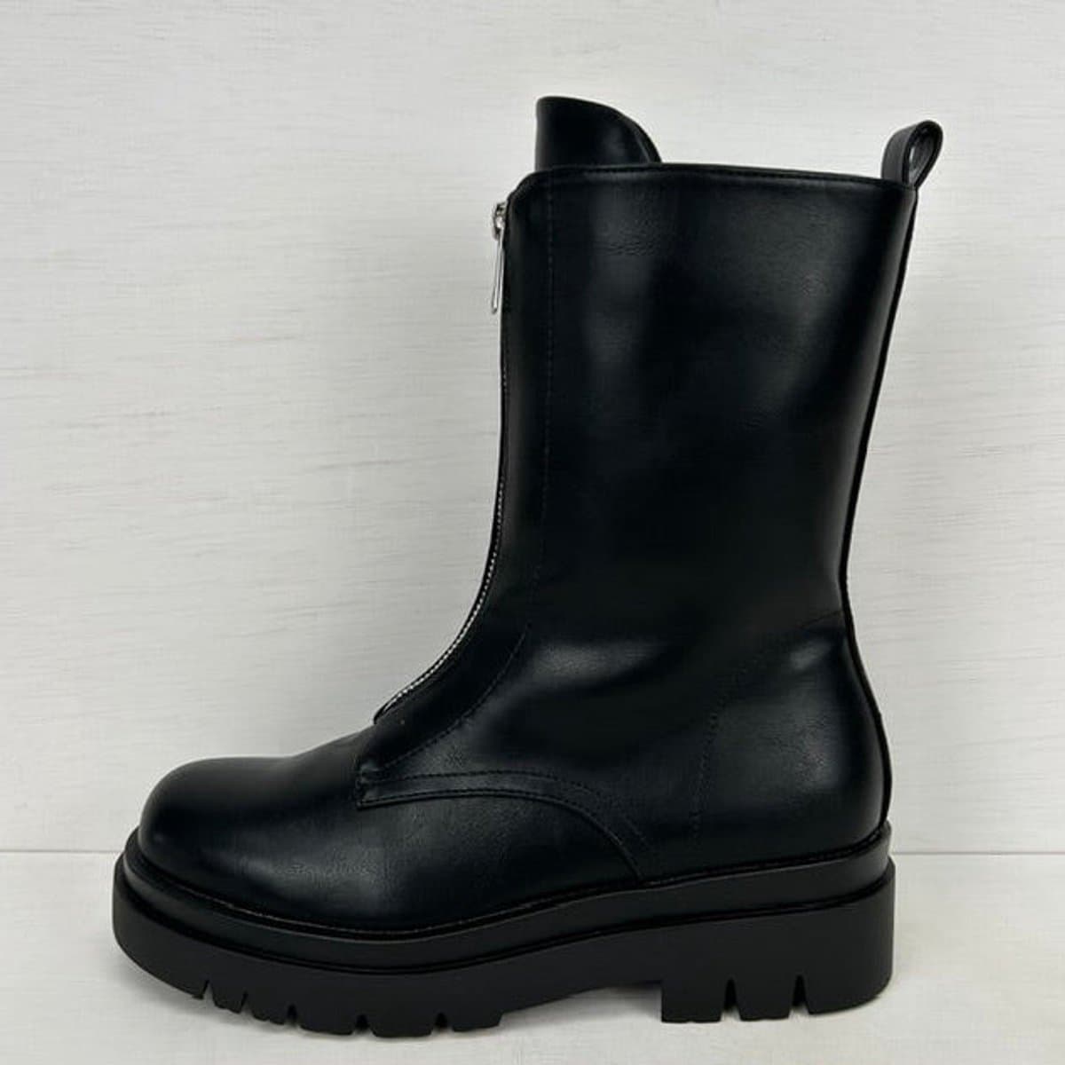 Geweldige boots met rits zwart Zwart / 38