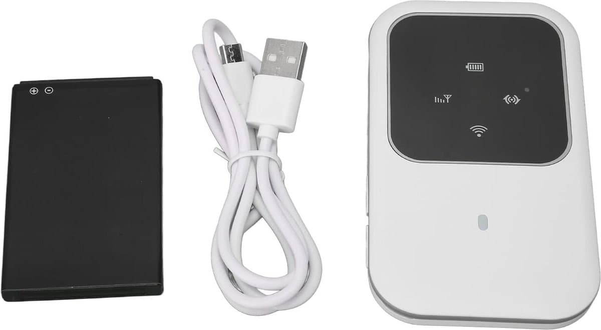 Mobiele Wifi-hotspot Draagbare Wifi-router met Led-smartdisplay 4G LTE-modemrouter - Simkaartsleuf - Draadloze Internetrouter - Voor Reizen .