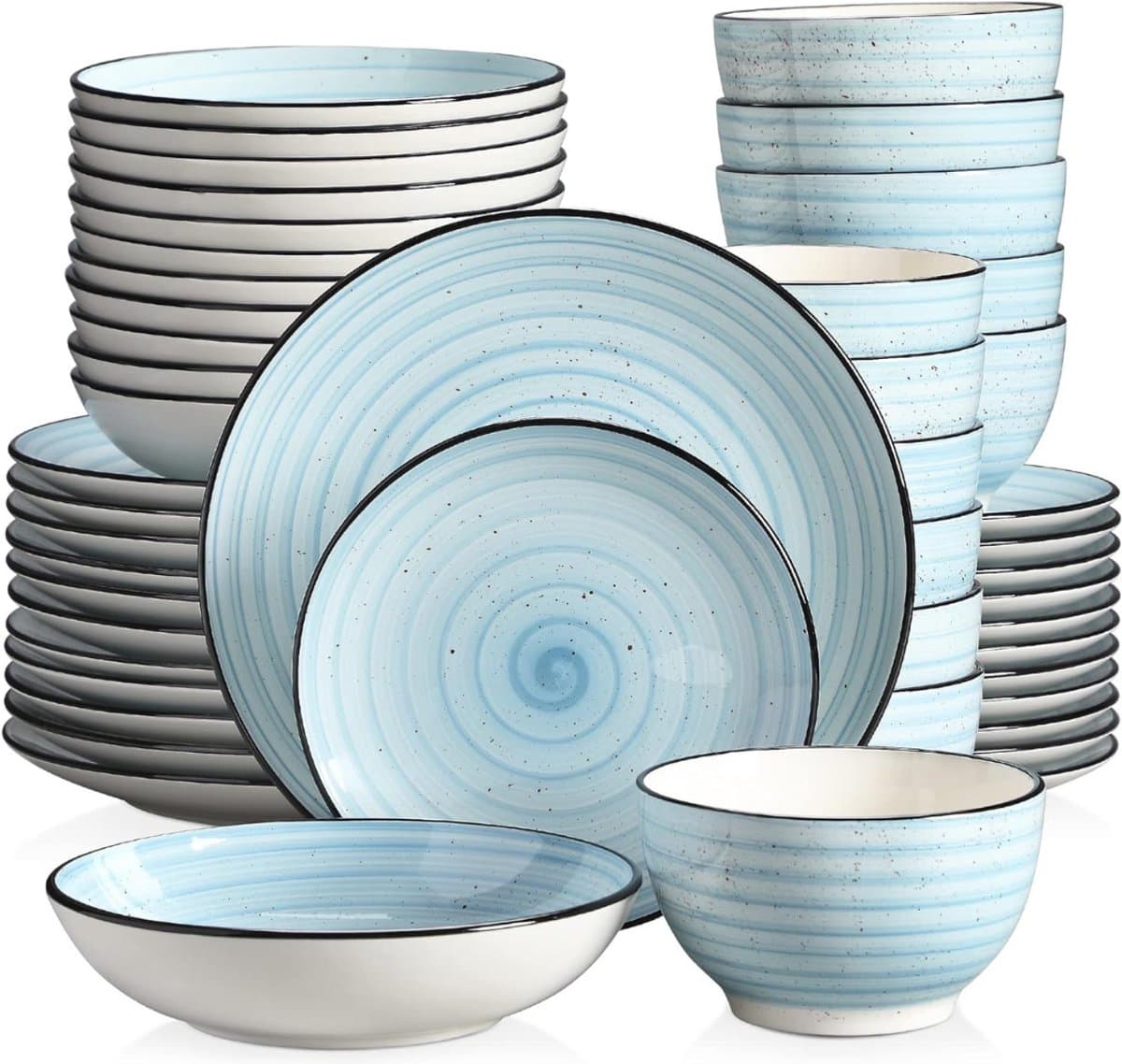 DailySupplies® Serviesset 48-delig - Serviessets - Bordenset - Chique Bordenset - Porselein - Veelkleurig
