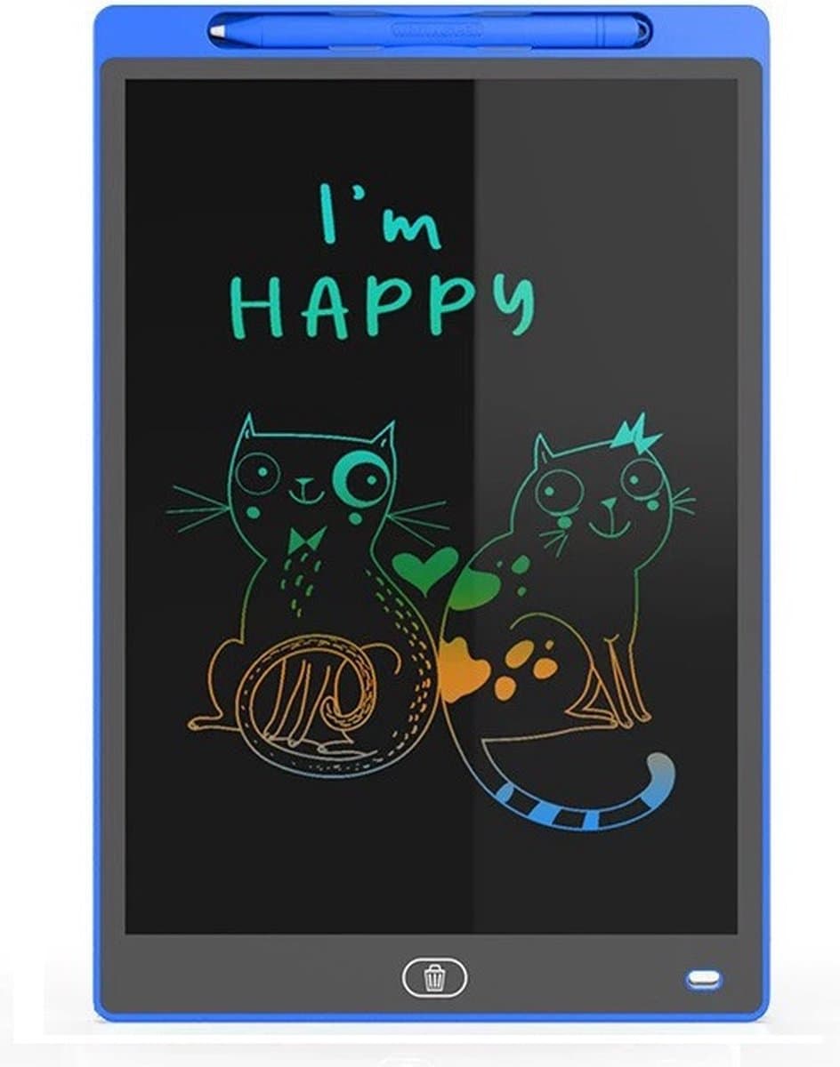 Tekentablet Kinderen – Schrijfbord – Kindertablet – LCD – 12 Inch – Blauw