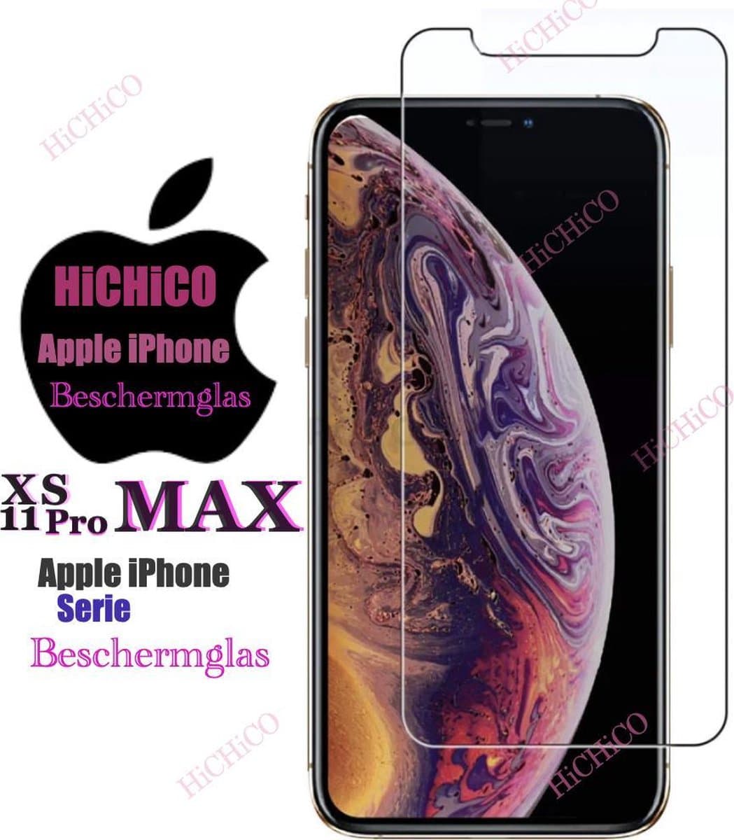 iPhone 11 Pro max Screenprotector Glas - iPhone Xs max Beschermglas - iPhone 11 Pro max Glazen bescherming 2pcs