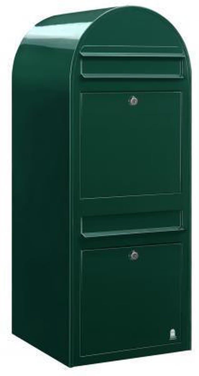 Brievenbus Bobi Duo Donker Groen