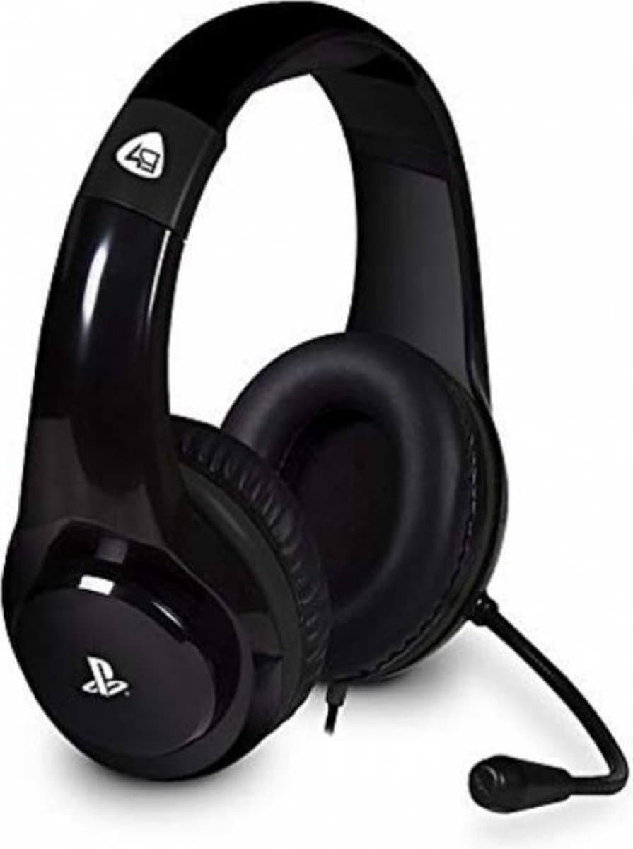 4Gamers - PRO4-70 PS4 Gelicentieerd Bedrade Stereo Gaming Headset Zwart