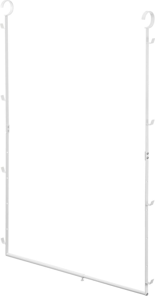 Yamazaki 2-laags Uitschuifbaar Kledingrek - Smart - Wit