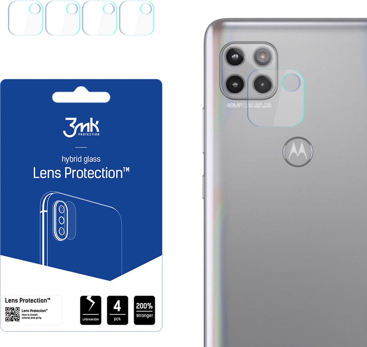 Motorola One Ace 5G - 3mk Lens Protection