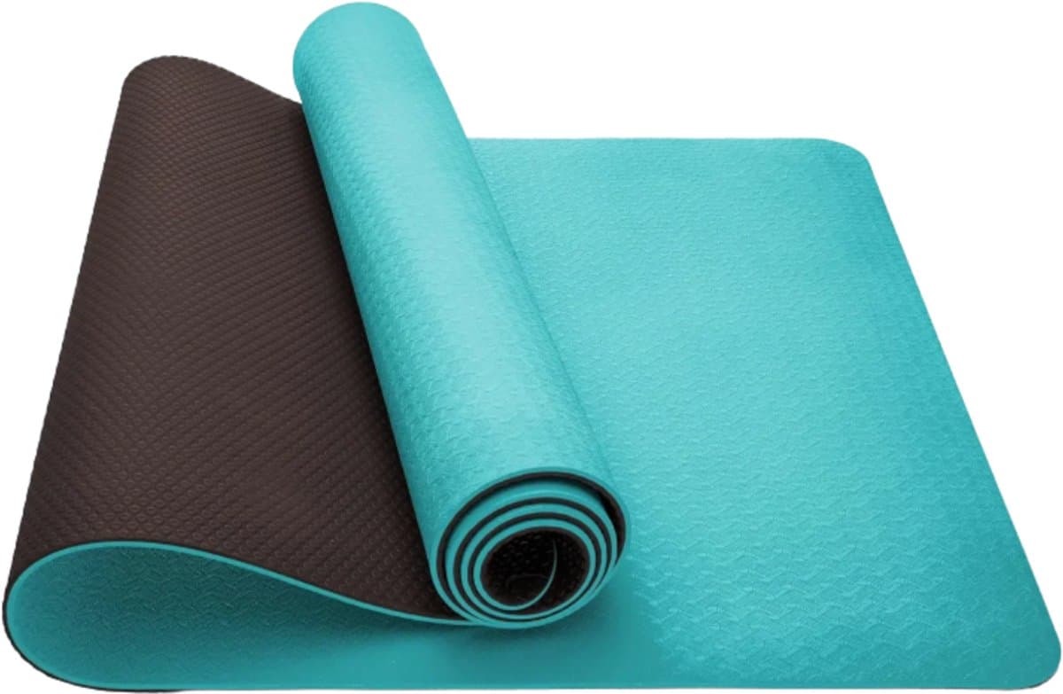Optirise Yogamat Anti Slip - Sport Mat - Fitness Mat - 183x61x0.6cm - Groen