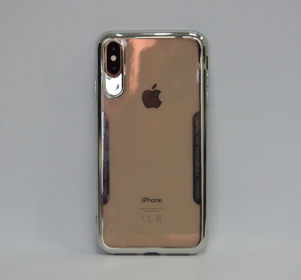 Apple iPhone Xs Max Pasjeshouder Transparant Booktype hoesje - Magneetsluiting - Kunststof;TPU
